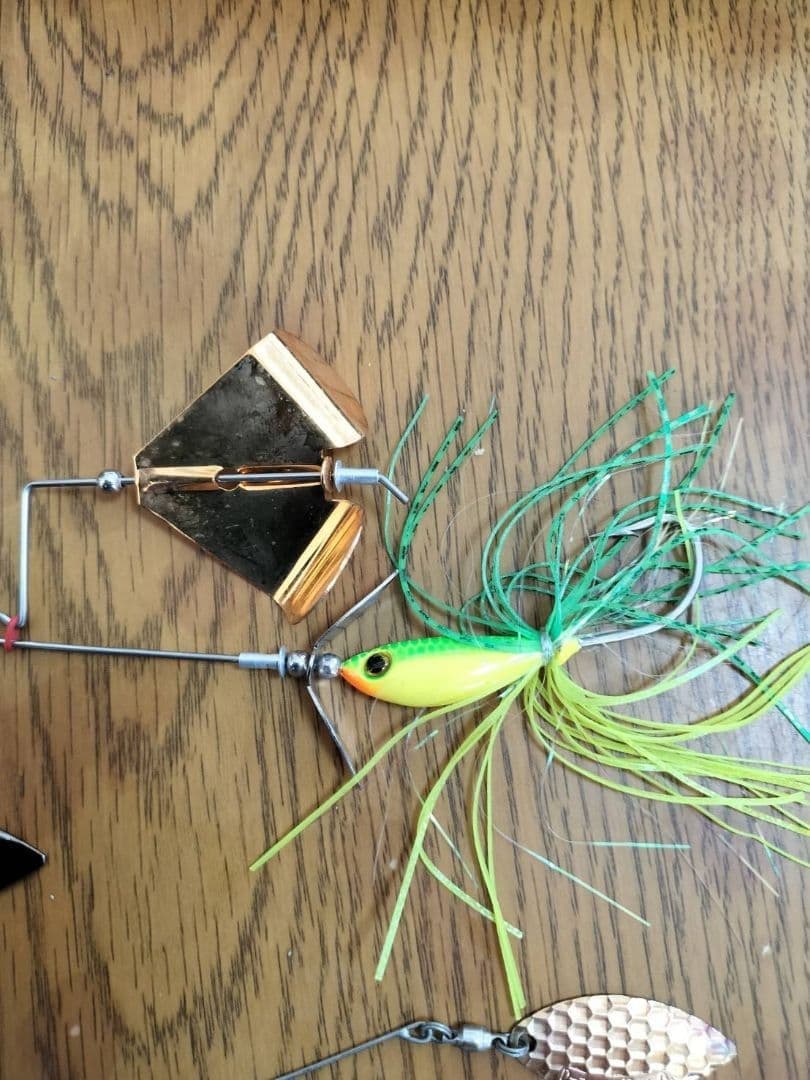 Spinnerbait, Bassbait, Rabaji, Gamakatsu, D-zone, Evergreen 6pcs Used - Image 4