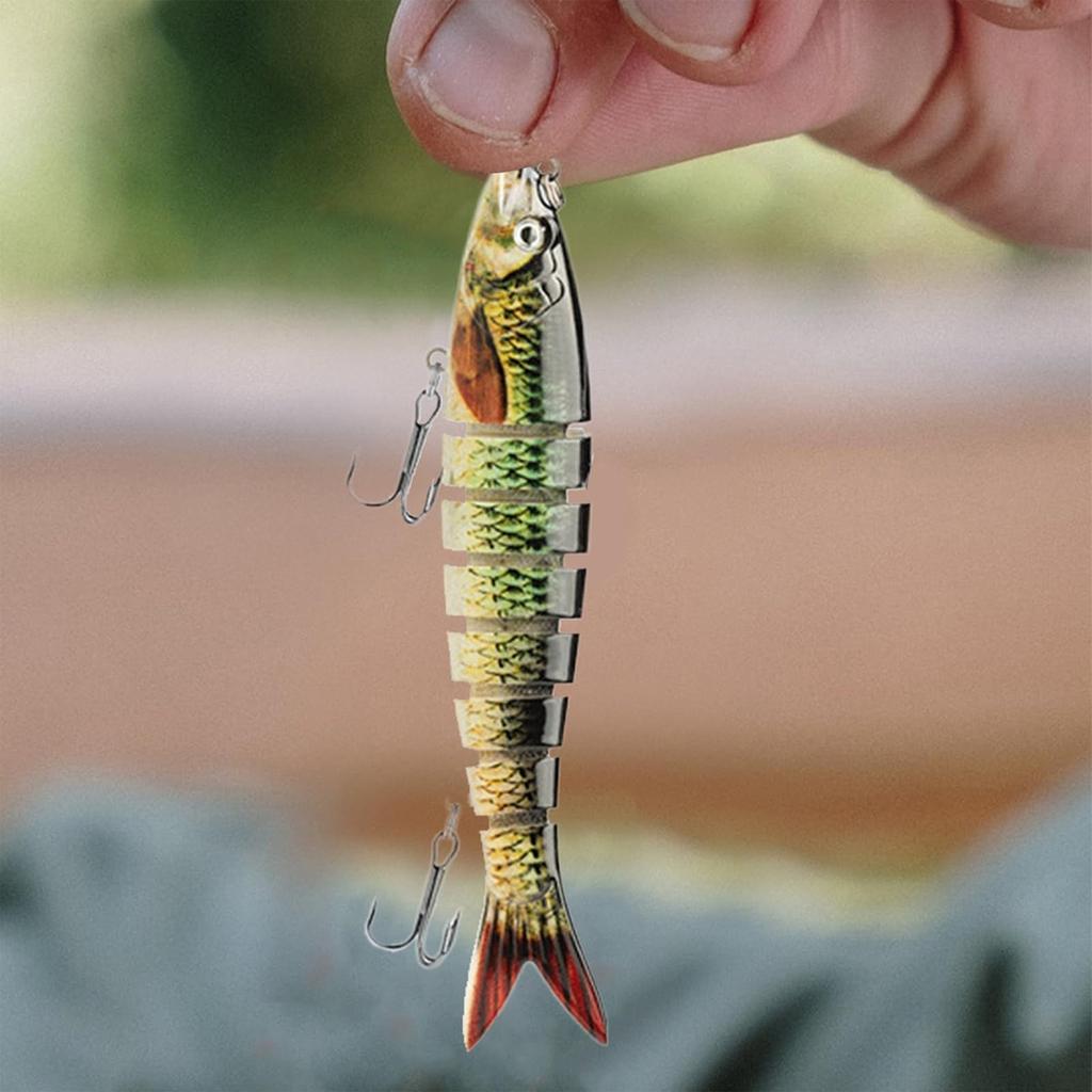 3Pcs Swimbait for Bass Fishing Realistic Fish Lures Bass Trout Crappie Walleye - Image 3