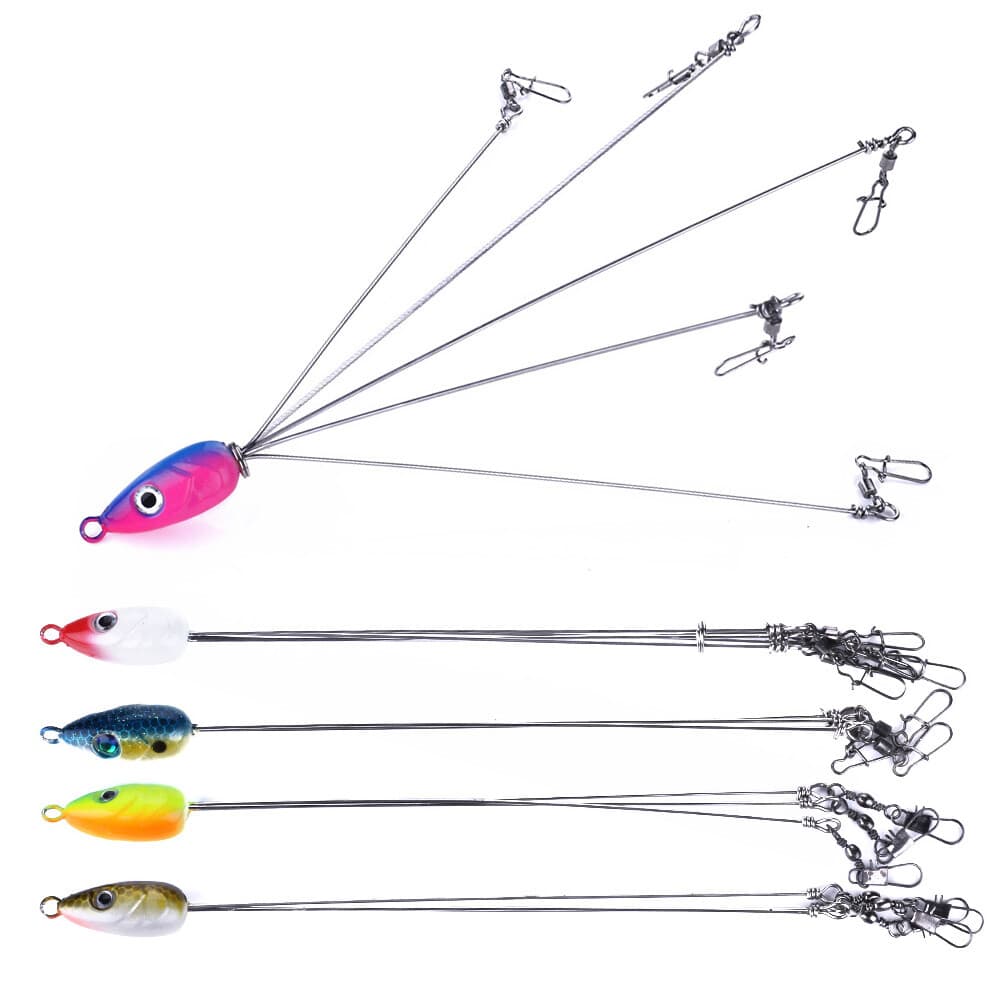 5PCS/Set Alabama Rigs 5 Arms Umbrella Rig Fishing Lure 18cm Fish Bait Kit Tackle - Image 3