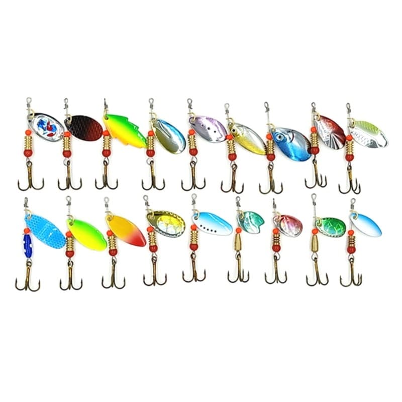 30Pcs Spinner Baits Fishing Lures Metal Baits Crankbait Fishing Accessories - Image 6