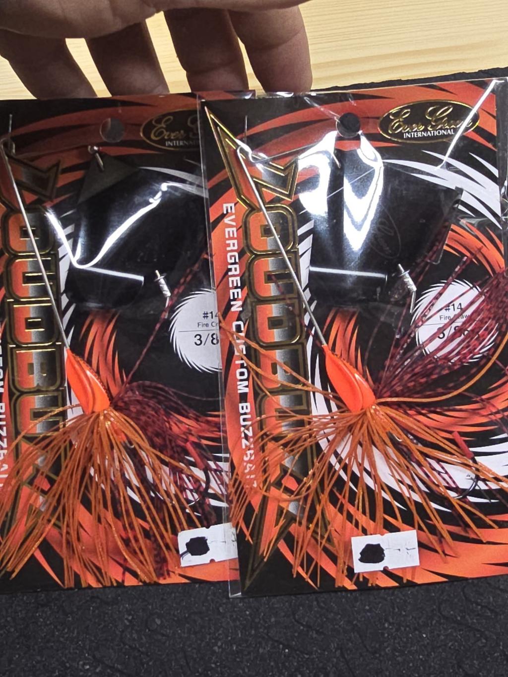 (2) Evergreen International LoudBuzz 3/8 oz. Buzzbait Topwater Fishing Lures  - Image 3