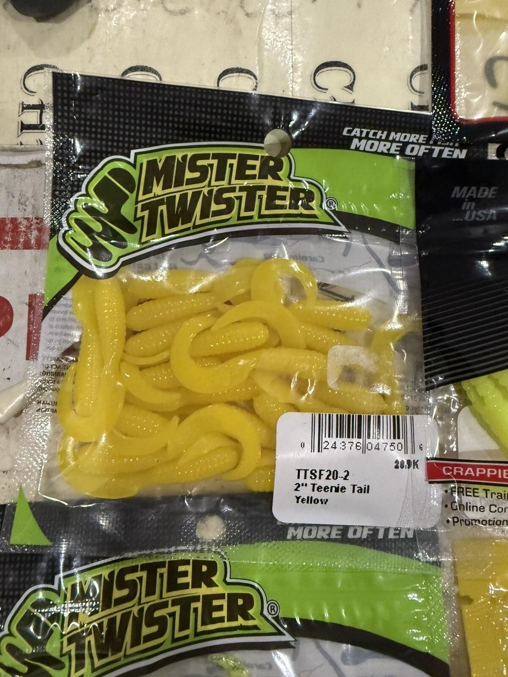 10X Mix Lot Strike King Panfish Mr Crappie Curly Tail Grub Fishing Lures - Image 4