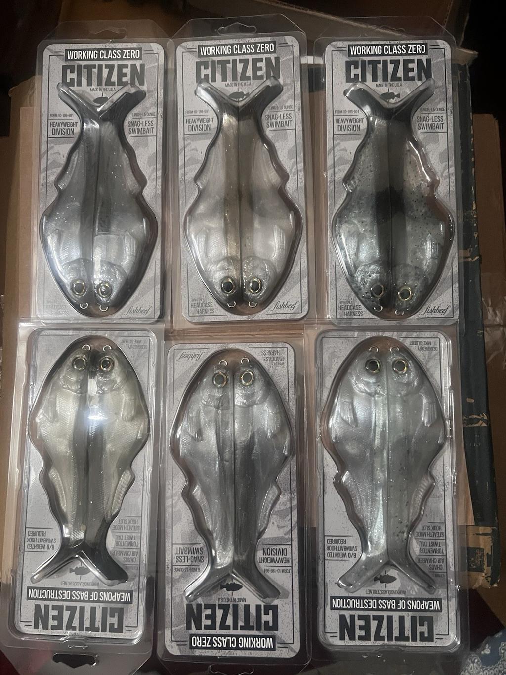 Lot Of 6 (2 Packs) Working Class Zero Citizen 6 Snag-Less SwimBait (Read Desc) - Image 1