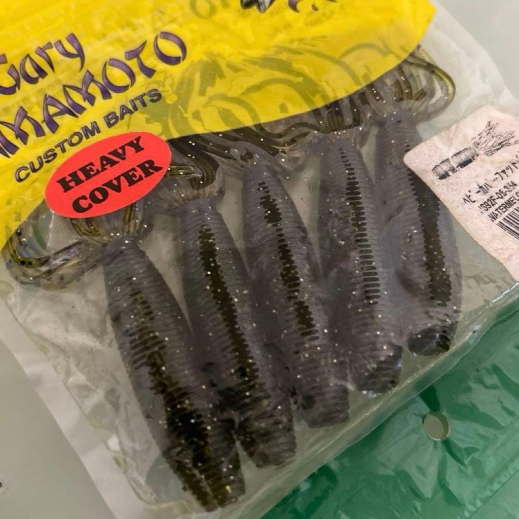 Gary Yamamoto Fat Ika, Ika, High Specific Gravity Worm, Worm, Lure, Bundle - Image 3