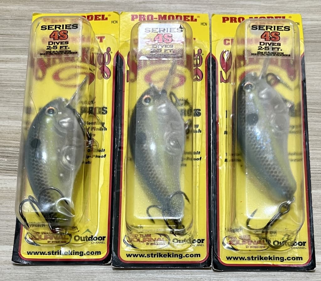 Strike King (Lot Of 3) Pro Model Series 4S Crankbait, Brand New! Free Shipping! - Image 7