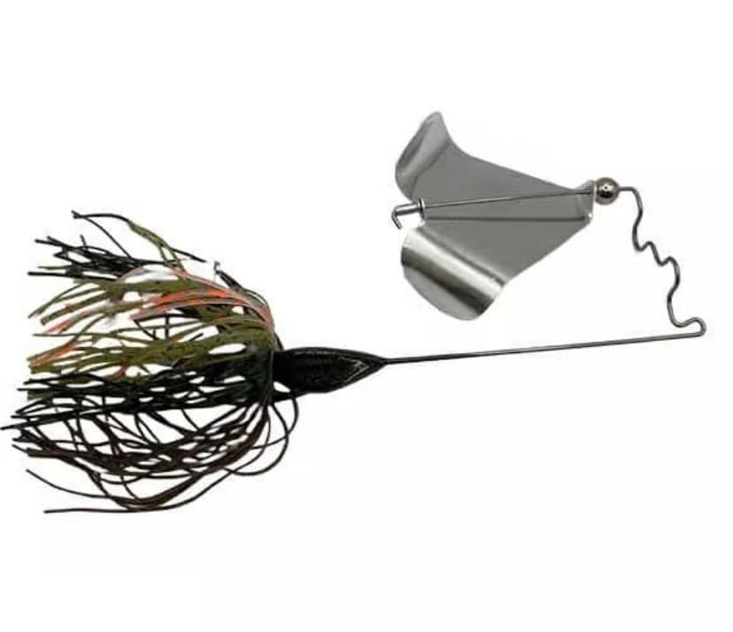 2 Custom Death Shimmer Lures Buzzbait 1/2 oz or 3/8 oz - Image 1