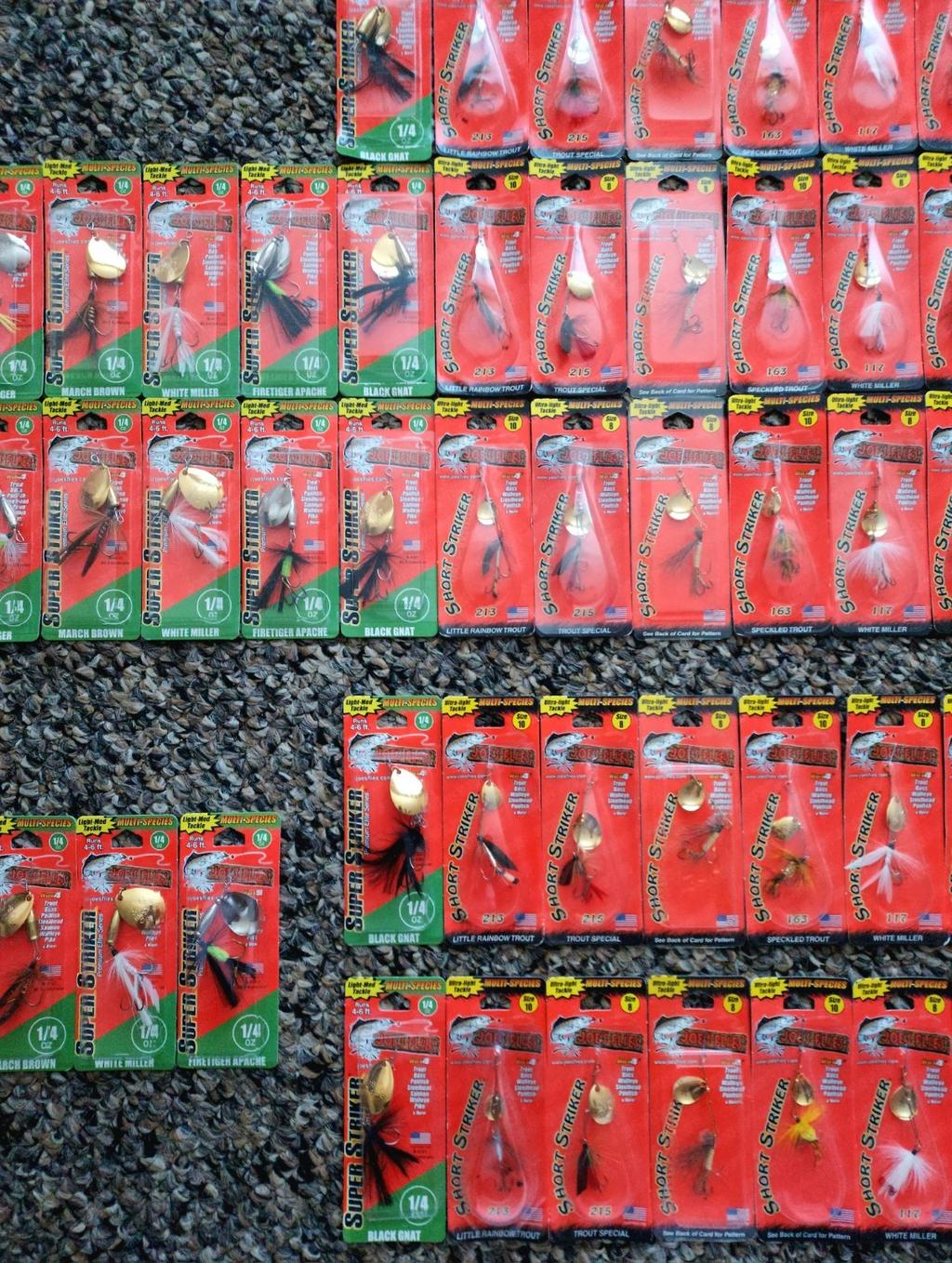 Joe's Flies Short Striker Multi-Species Spinners Fishing Lures Lot 50 Trout Bass - Image 2