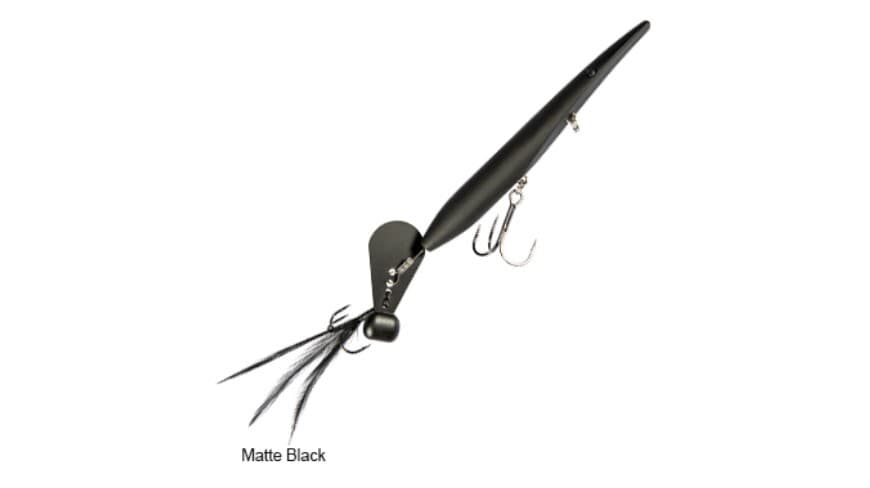 Z-Man HellraiZer Topwater Chatterbait - Matte Black - 5" - 5/8oz - Bass Lure - Image 1