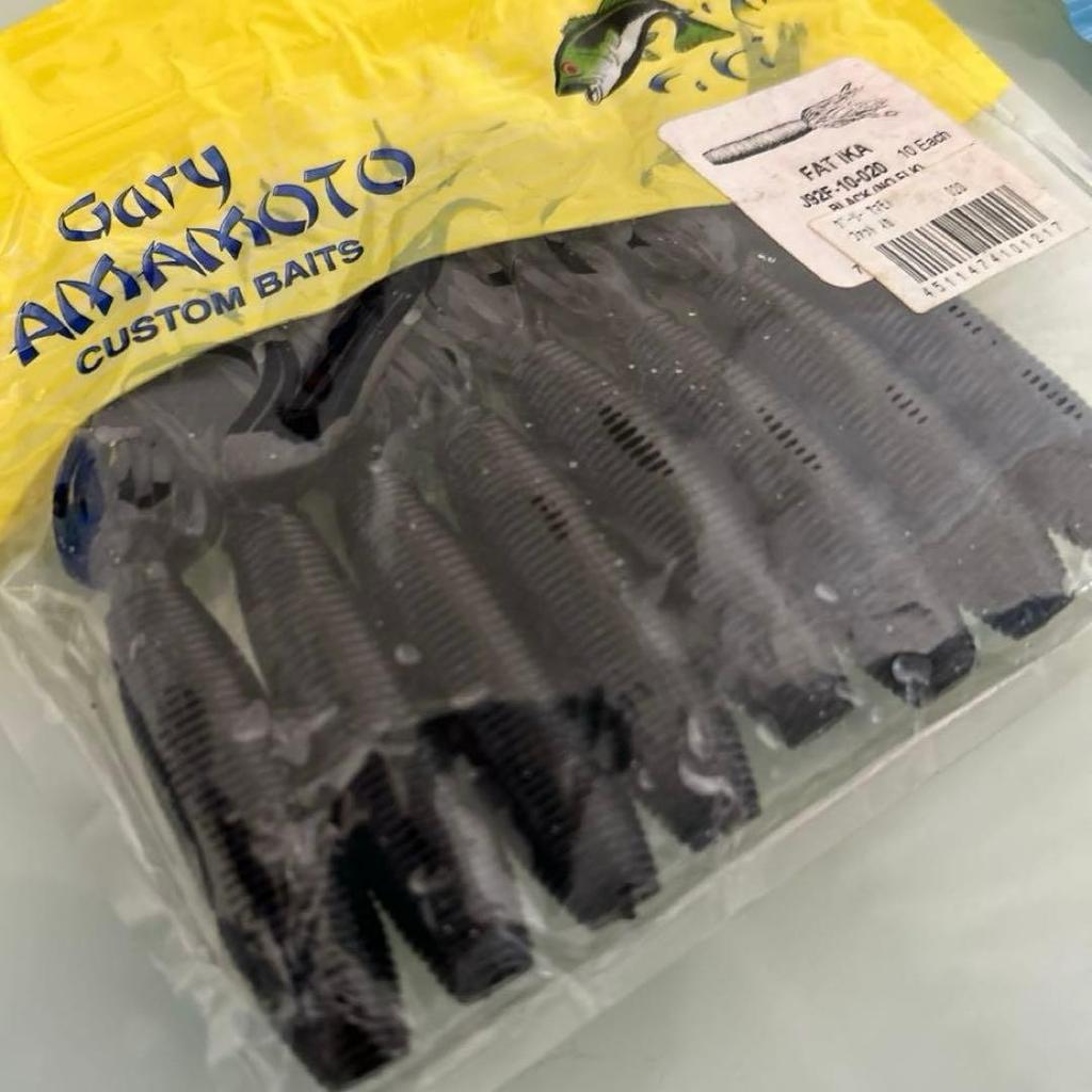 Gary Yamamoto Fat Ika, Ika, High Specific Gravity Worm, Worm, Lure, Bundle - Image 4