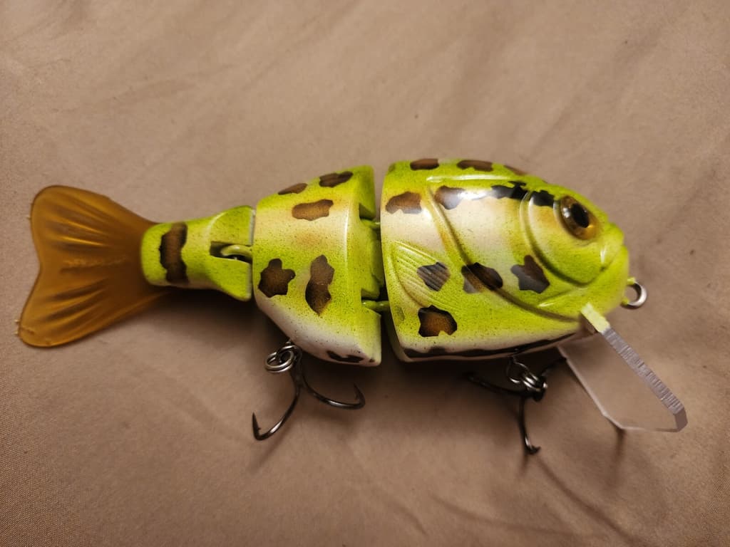 Lanciotti Lures 3pc Psycho Gill Swimbait Painted By Illude Bait Co. - Image 4