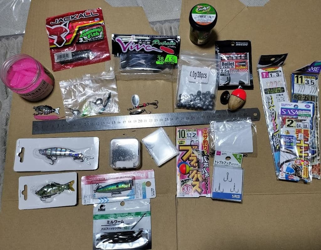 Bass Fishing Lures & Gear Sets, Unused & Used, Soft Plastics, Spinner - Image 1