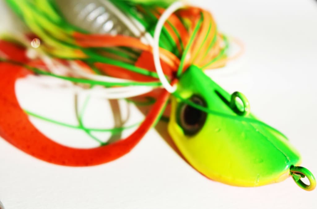 New 4 Bearded Buzzbait Bucktail, Saltwater 40 and 20 Gramm Jigs, Flounder, Fluke - Image 7