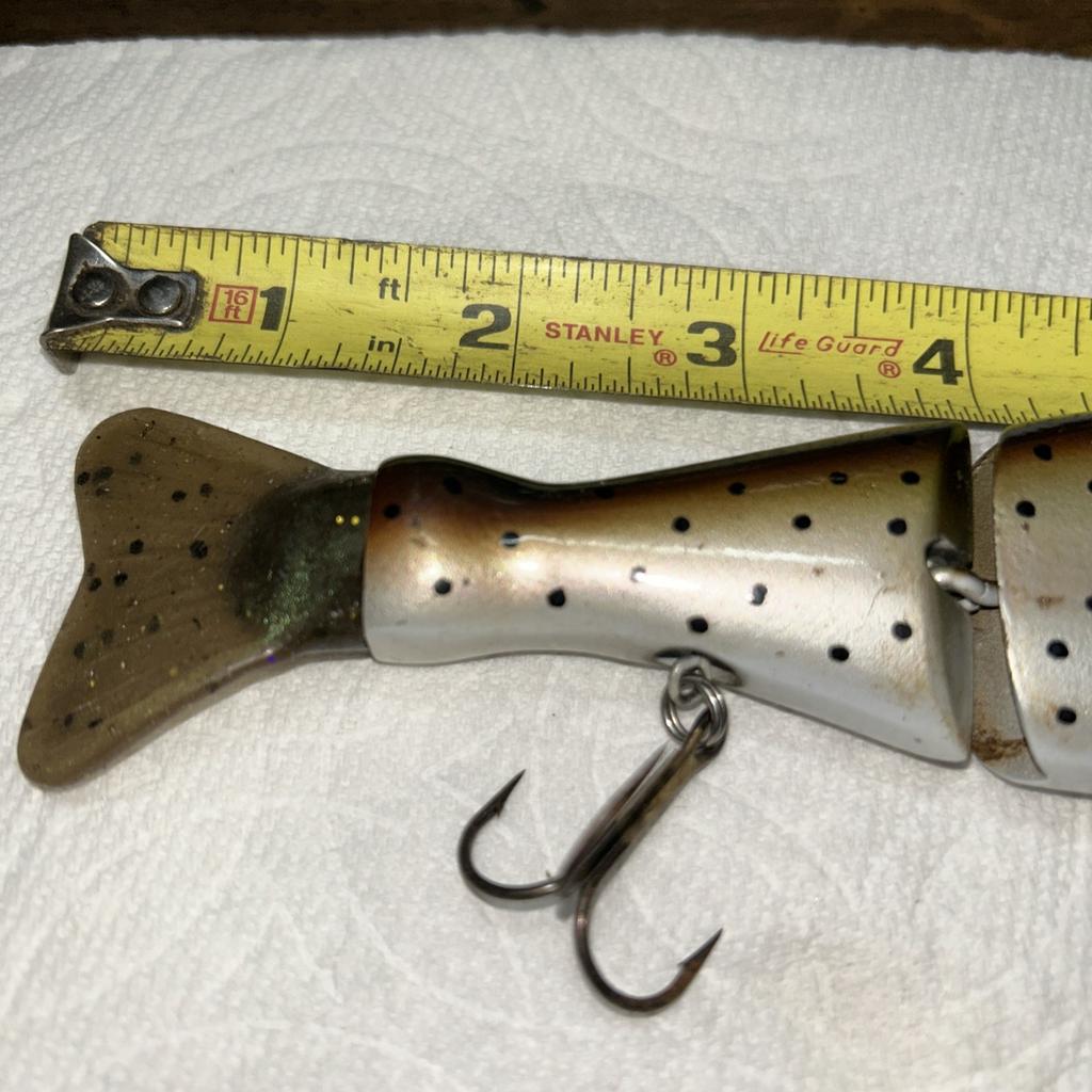 Triple Trout 8" Glide Bait, Vintage Swimbait -2005 -2007 Wow 22nd Century Baits - Image 4