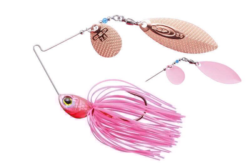 O.S.P Spinnerbait Buzzbait High Pitcher 5/16oz Tandem Willow One Pan Pink S53 - Image 1