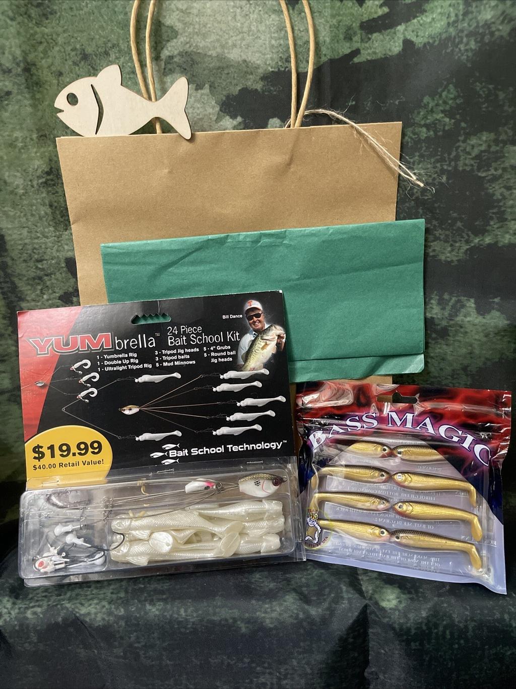 Yum Yumbrella & Bass Magic Alabama Rig Christmas  Set Great Men’s Fishing Gift - Image 1