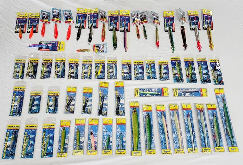 BRAID Brand Salt Water JIG LURE ASSORTMENT 64pc SALTWATER JIGS 00014 3oz-6oz - Image 1