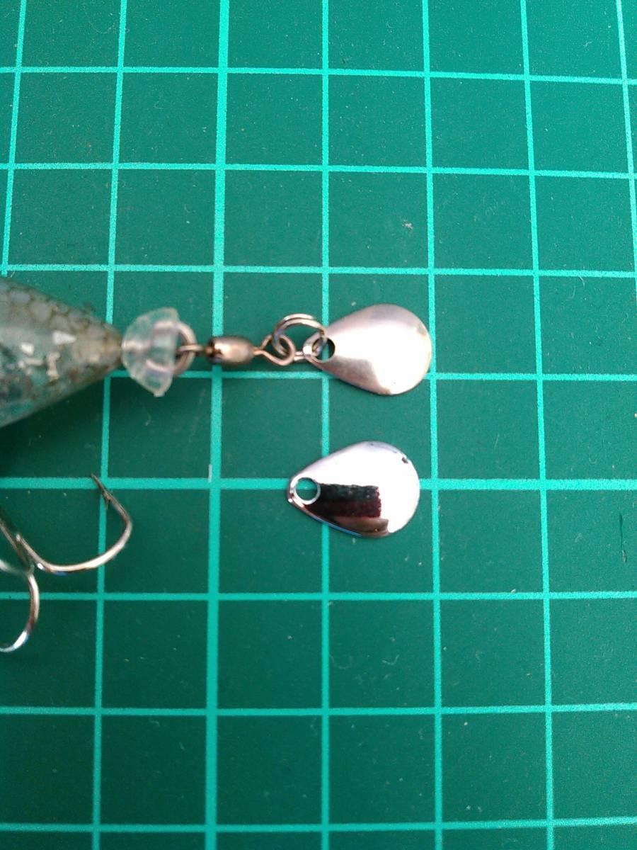 Tiny Colorado Blade 0 Silver  Hopper S Per Frog Crap Shooter Hellbender Catfish - Image 8