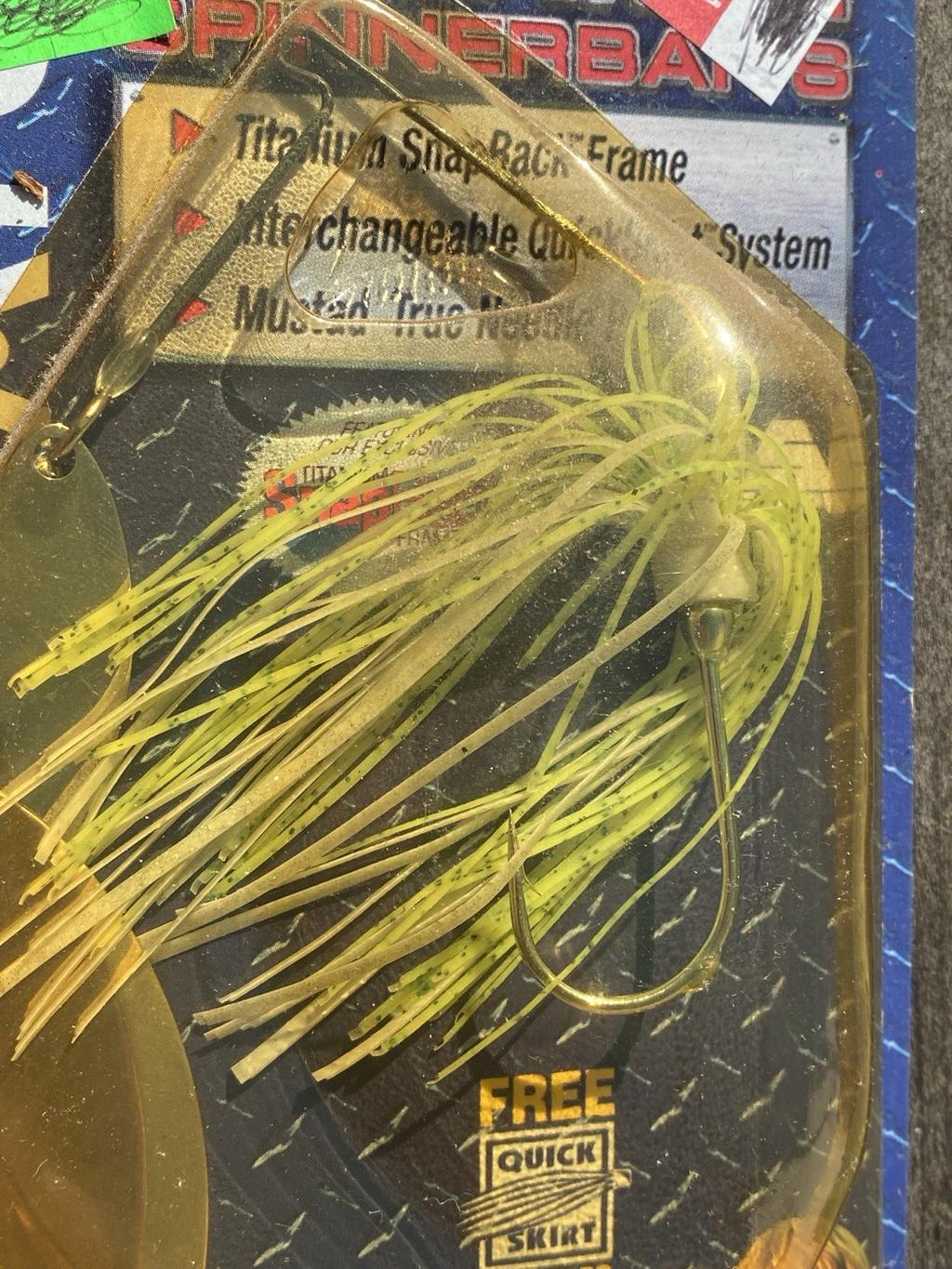 TUFF FIND CLASSIC!TERMINATOR TITANIUM SPINNERBAIT FISHING LURES Discontinued NOS - Image 4