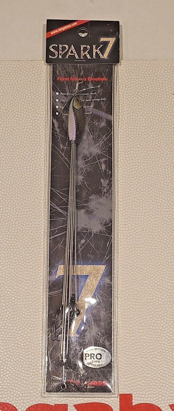 WOW! Megabass SPARK7 SEVEN  PROP Umbrella RIG "WAKASAGI" WAVE MOTION PROP 10" - Image 1