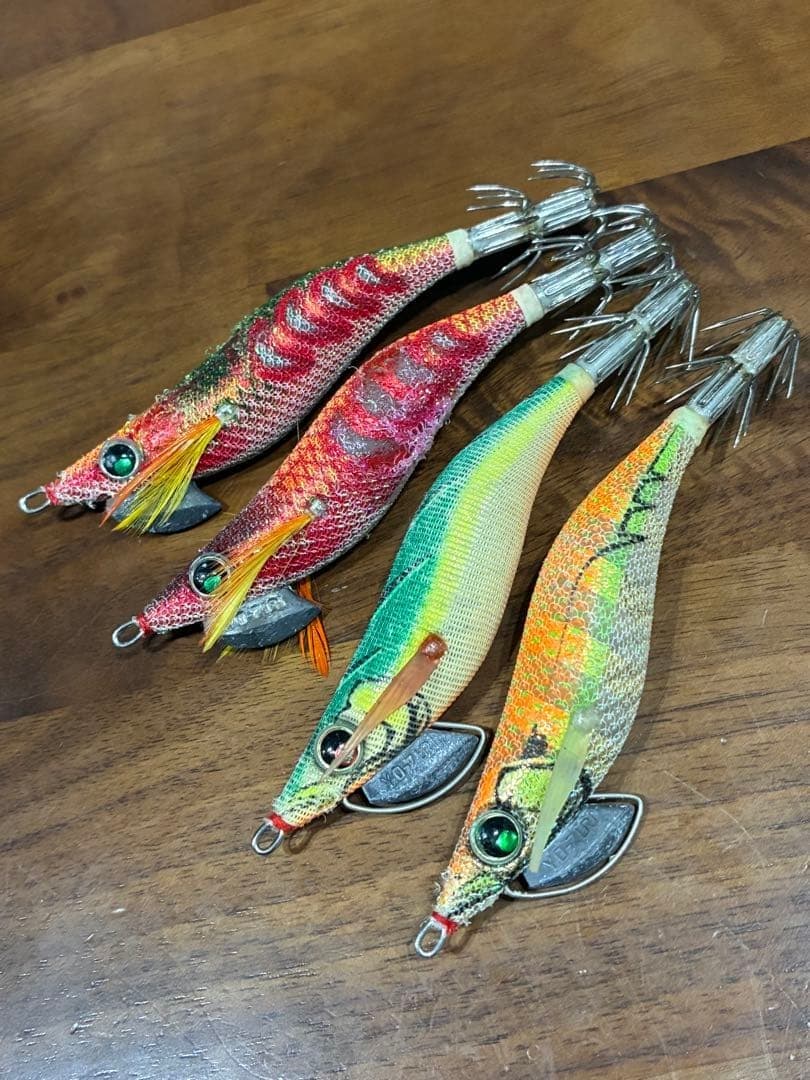 Yozuri No.2.5 Lure 4pcs Used Fish Hook Bait Tackle Fishing Accessories - Image 1