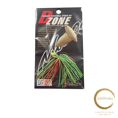 New Evergreen Spinnerbait D Zone Double Willow Leaf 1/2oz Hot Tiger #06 - Image 1