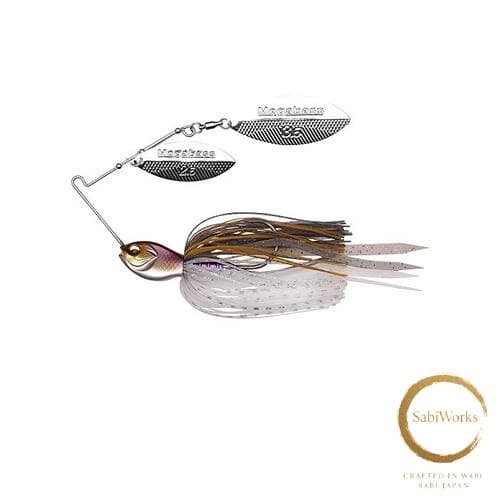 New Megabass SV-3 Double Willow Spinnerbait - Wakasagi  3/4 oz - Image 1