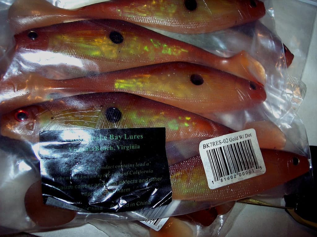 Chesapeake Bay Lure Red Eye Shad 7" Baitfish Umbrella Rig Striper Muskie Pike . - Image 7