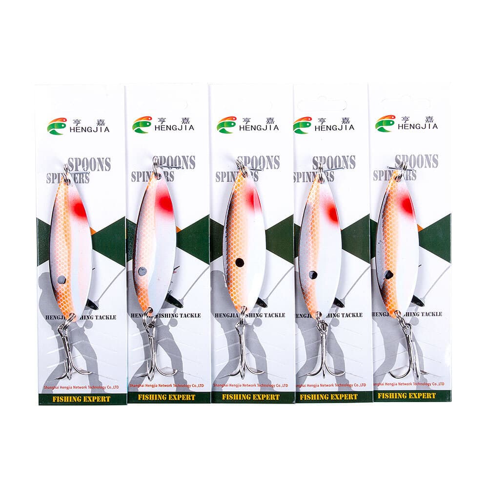 20PCS Lot Spinnerbait Spoon Bait 7.2cm/18g Metal Crankbait Fishing Lure Blade - Image 11