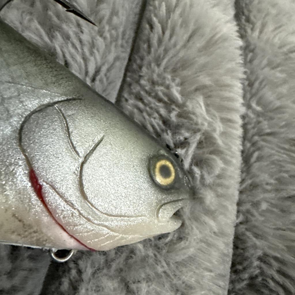 Baitsmith OG  ” kokanne H  swimbait 9” SUPER RARE Red Gills - Image 4