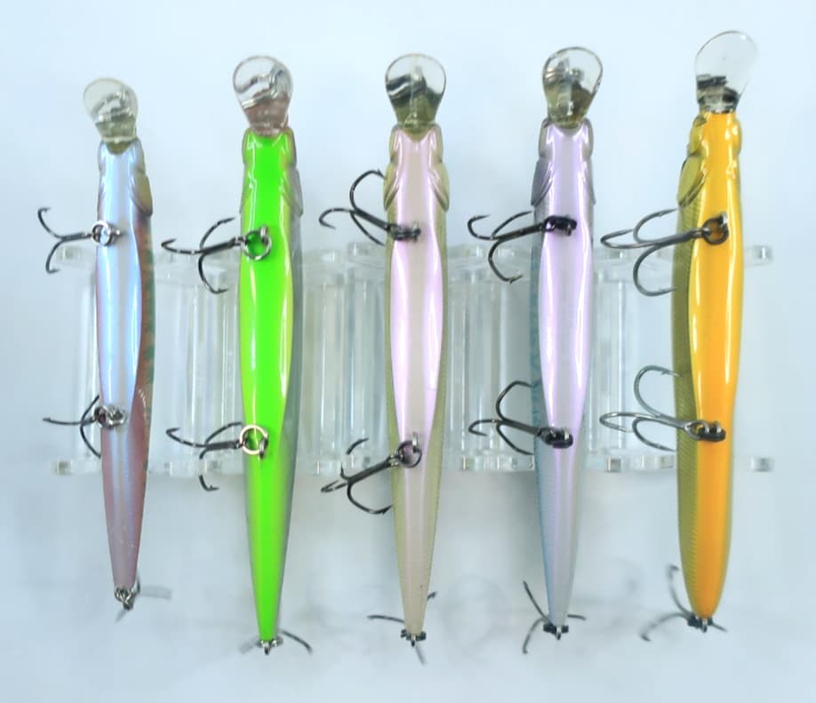 15 Megabass Vision110(Jr,SW,LBO,R,R+1) (Hook changed, paint peeled) Lot - Image 8