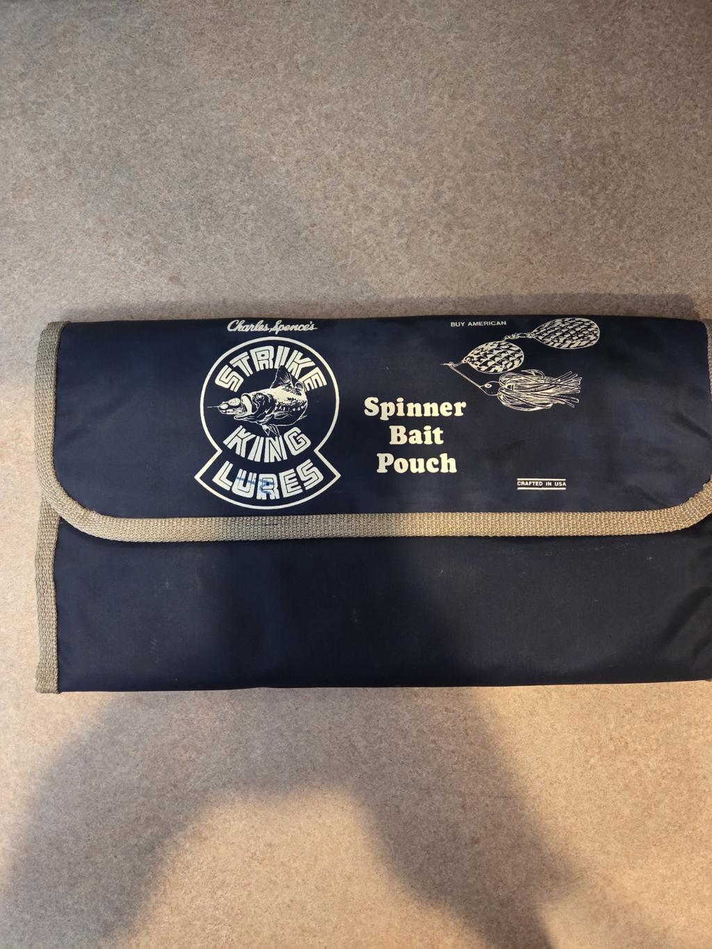 Spinner Bait Pouch Lures by Charles Spence's Strike King  with Spinners - Image 1