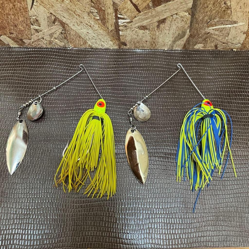 Bomber Spinnerbait Bushworker Old Lure with Replaced Blade, Used - Image 1