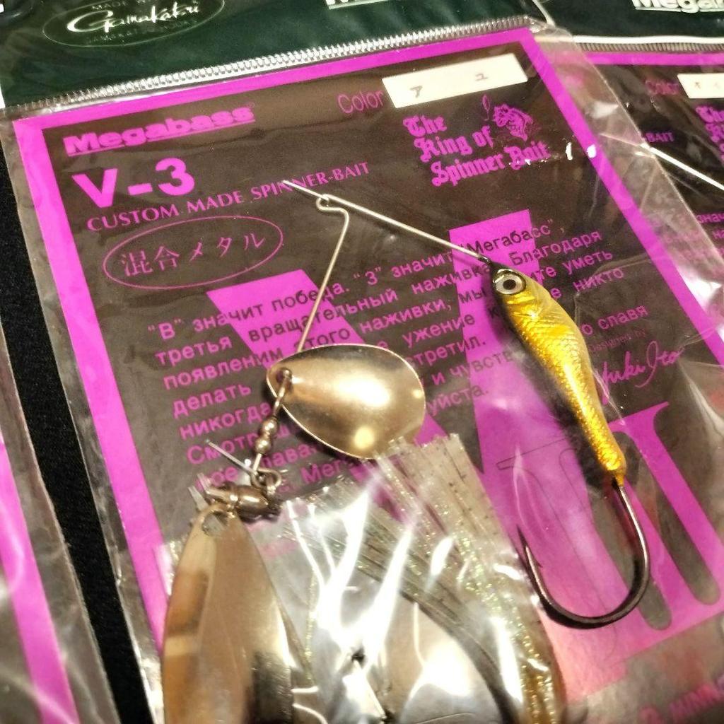 Megabass V3 Spinnerbait 4-pack Japan Import Lure NEW - Image 4