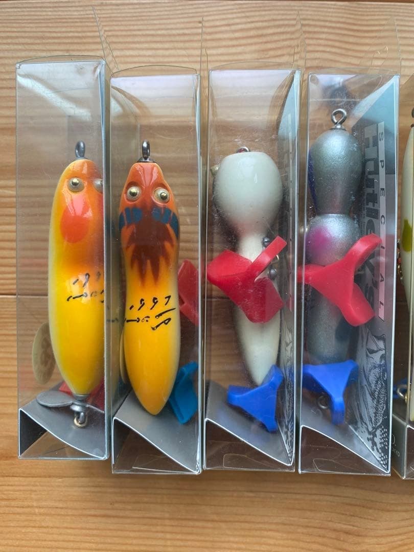 Hatleys Zodiac Lure Set, Vintage 1994, Wooden Balsa, Missing Dog Case - Image 7