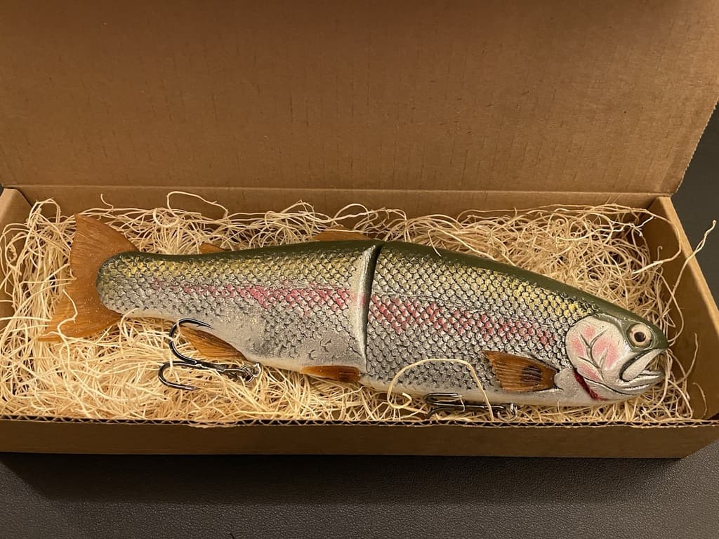 Hinkle Trout No Dot Rainbow 11” Swimbait - Image 1
