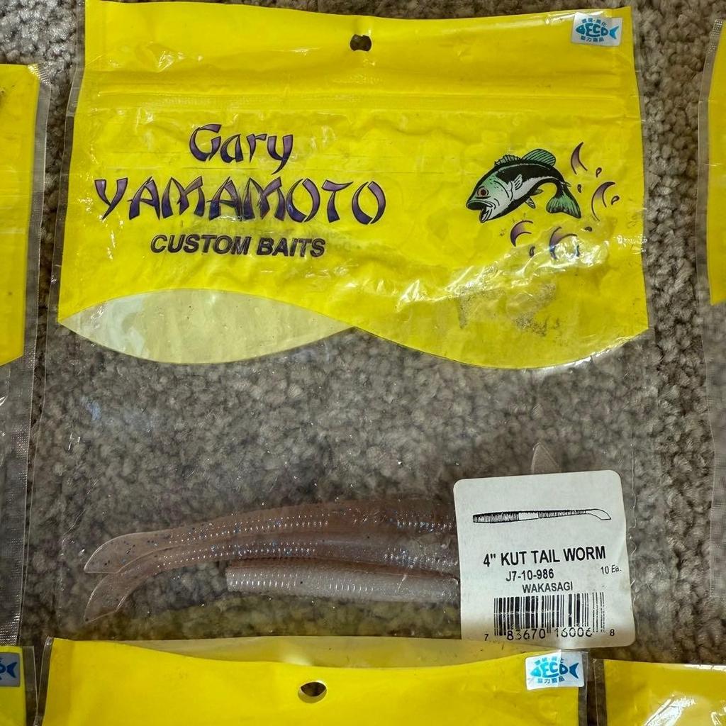 Gary Yamamoto soft lure set, Cut Tail, Yamasenko - Image 3