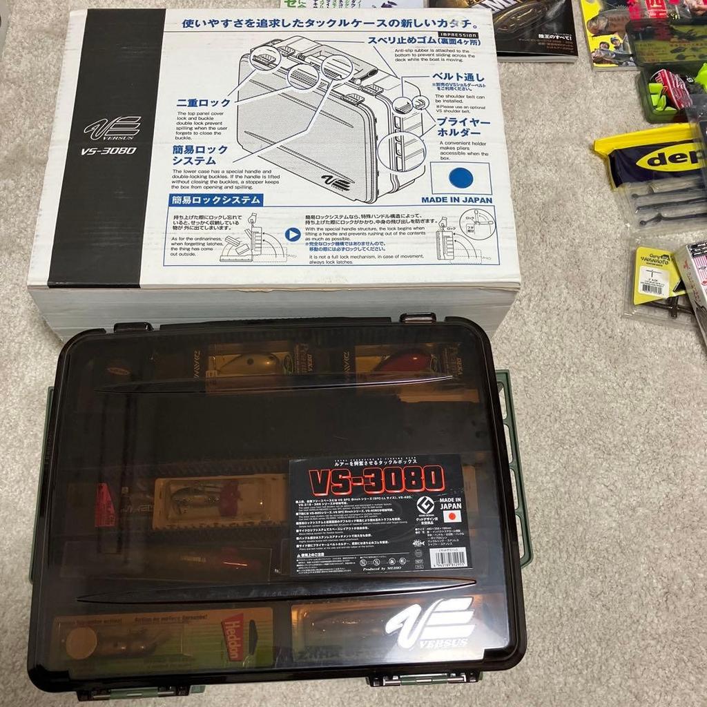 Bass fishing retirement settackle box, hard lures, soft lures, bait reel, etc. - Image 19