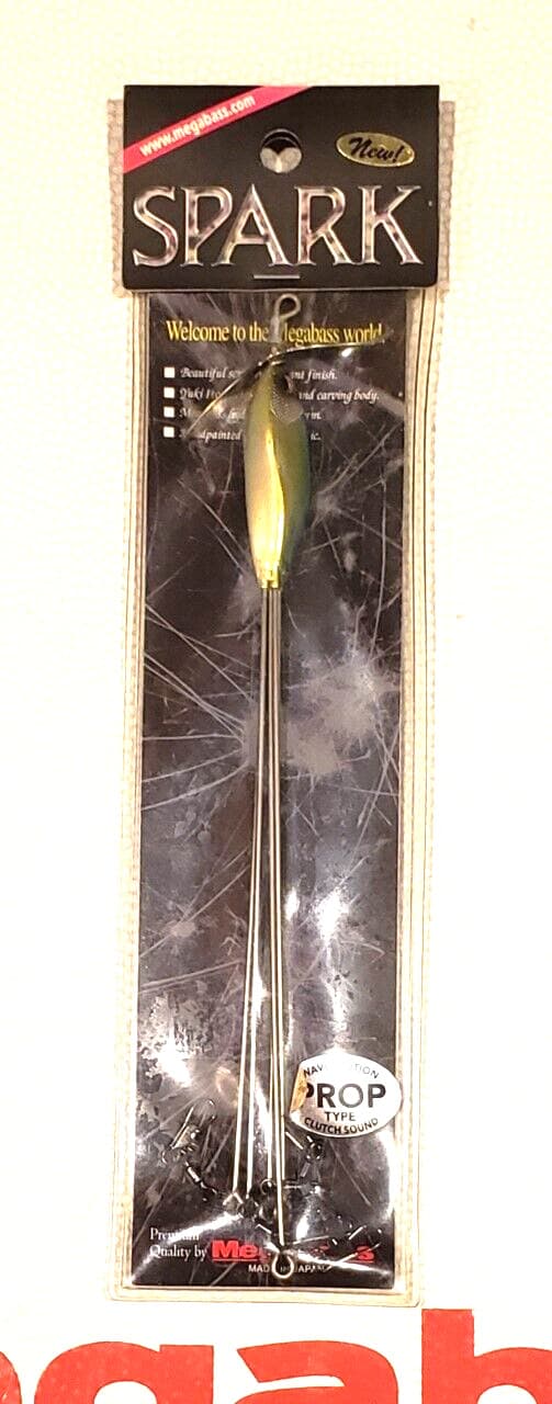 WOW! Megabass SPARK RIG Umbrella RIG "BLUE BACK LIME CHART " WAVE MOTION PROP - Image 1