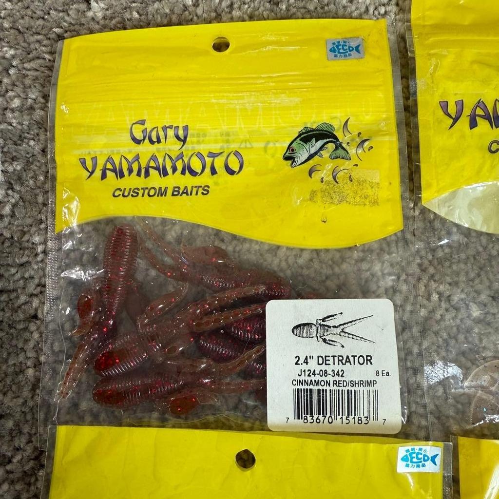 Gary Yamamoto soft lure set, Cut Tail, Yamasenko - Image 2