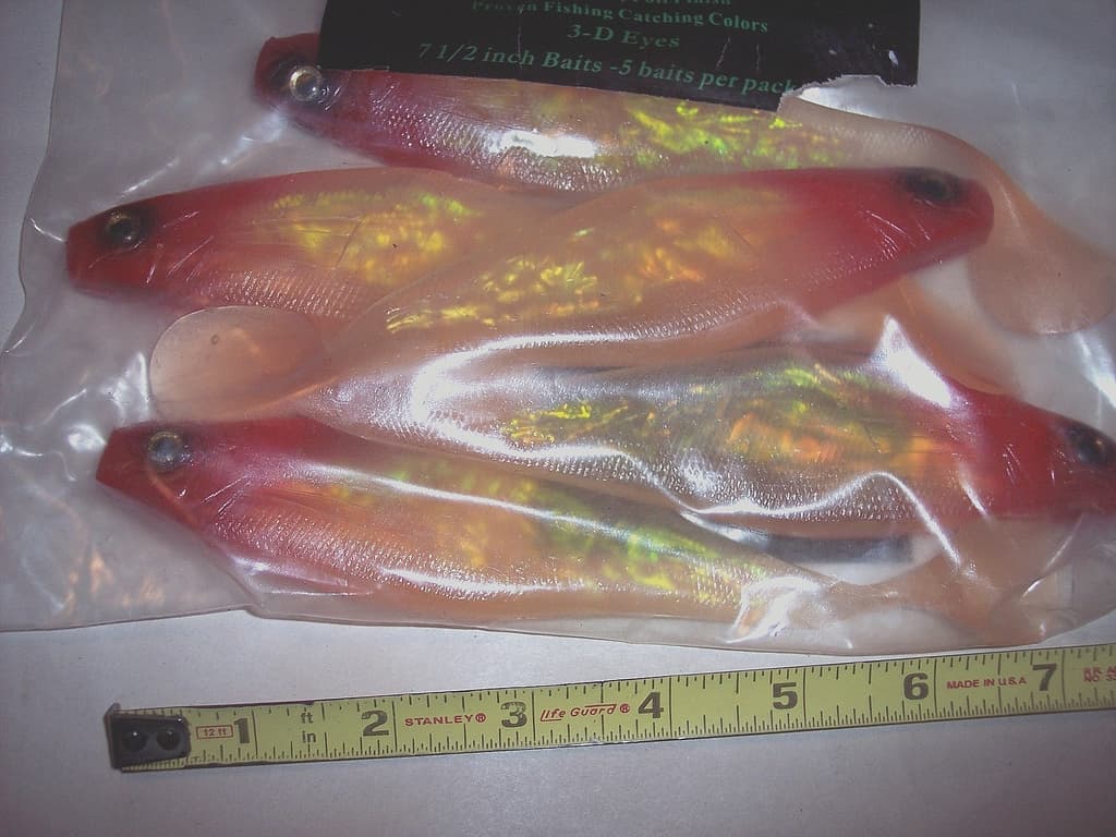 Chesapeake Bay Lure Red Eye Shad 7" Baitfish Umbrella Rig Striper Musky Pike - Image 1