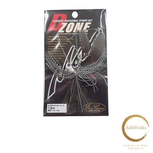 New Evergreen #07 Spinnerbait D-Zone Double Willow Leaf 1/2oz Blue Gill - Image 1