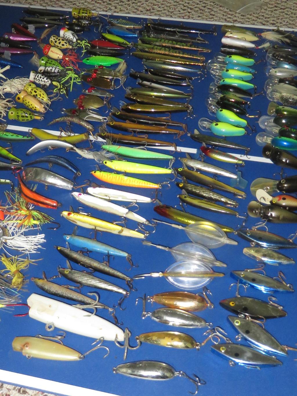 Huge Lot over 250 Lures Cordell Manns Rapala Rebel Strike King Lewis Creek Berkl - Image 11