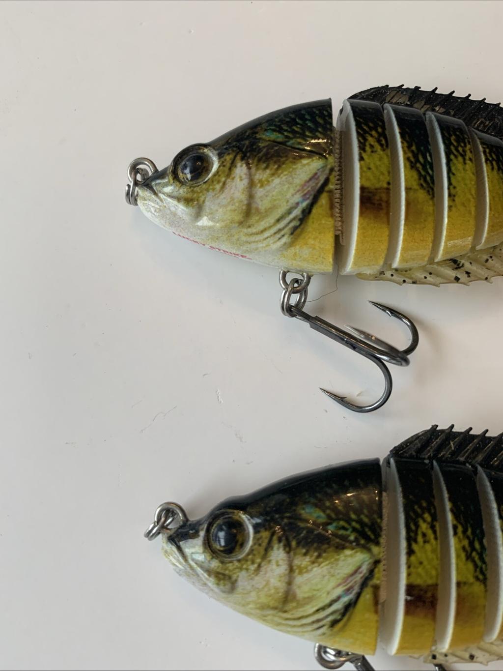 Lot Of 3 Hard Body Swimbait Fishing Lures Lucky Strike Live Series Savage Gear - Image 3