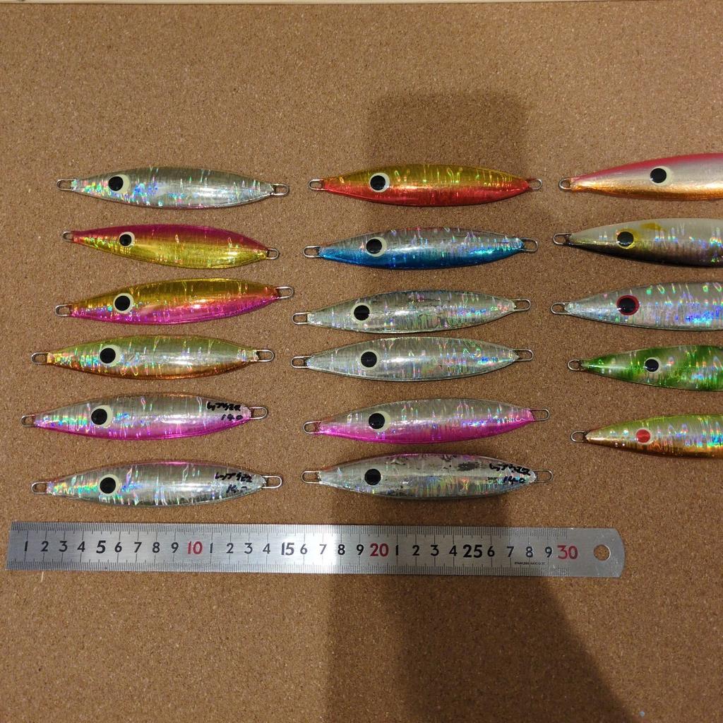 C-11797 Marine Bait Reppu Kai Others, Set of 17, Metal Jig, for Blue-backed - Image 1