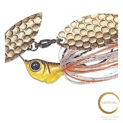 New Evergreen Spinnerbait D Zone Fly Tandem Willow Leaf 1/4 oz Crokin #22 - Image 1