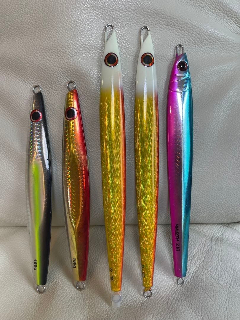 Blue Fish Jig Set 200g saltiga, shout, guntetsu, & used for sea fishing - Image 6