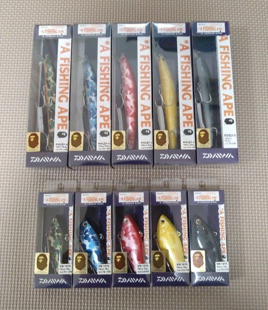 DAIWA "A FISHING APE" lure set, un - Image 1