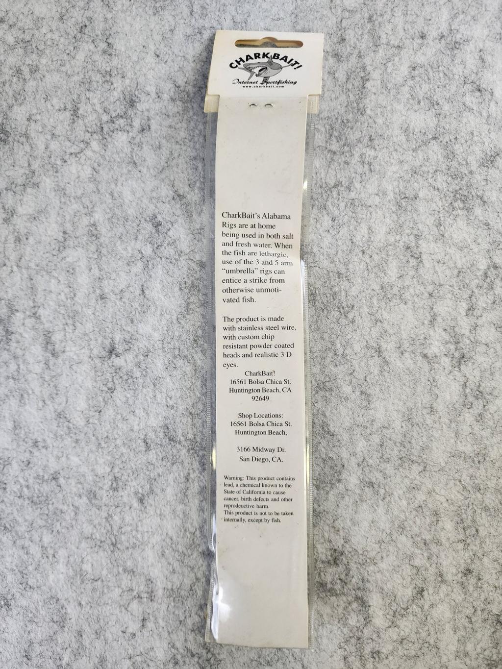 Rare VTG CharkBait Warbaits Premium 5 Arm Alabama Rig Stainless Steel - Image 3