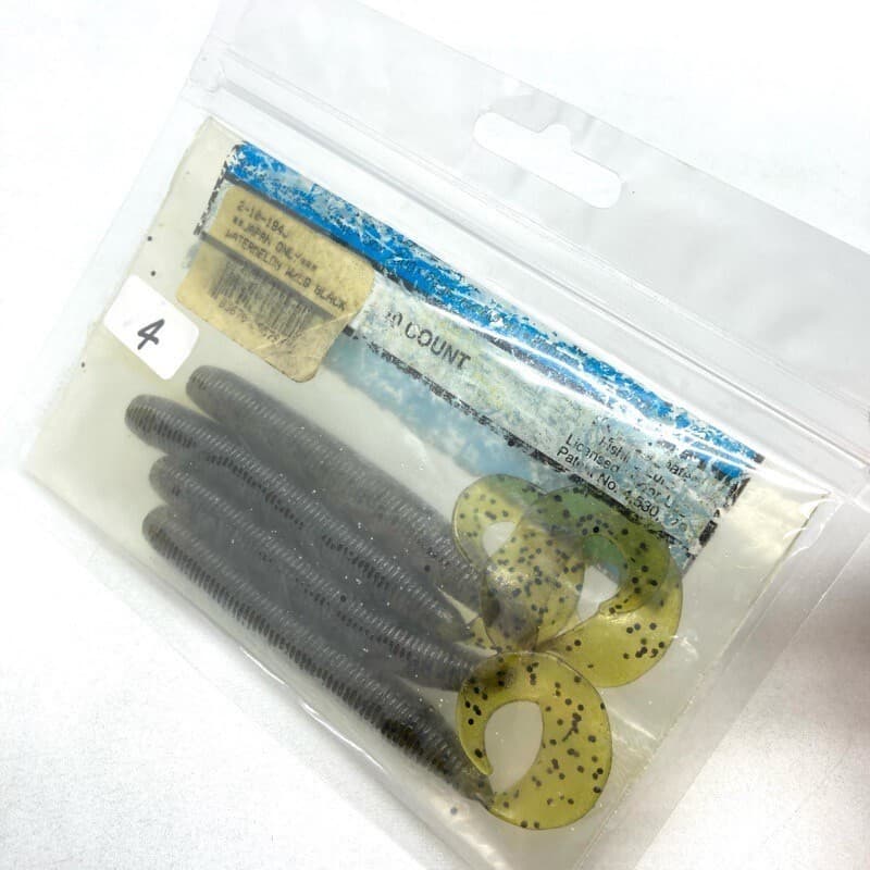 818342 Gary Yamamoto Stretch 40 Slender Gloves 4 Pieces 194 Watermelon Pepper Co - Image 5