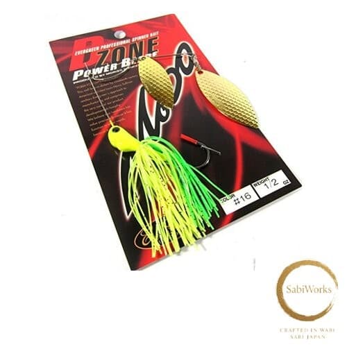 New Evergreen Spinnerbait D-Zone Power Blade Double Willow Leaf 1/2oz Superchart - Image 1